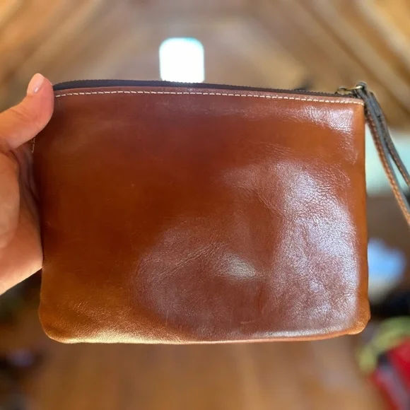 Patricia Nash clutch wristlet. Patricia Nash leather bag. Boho clutch - Picture 2 of 7